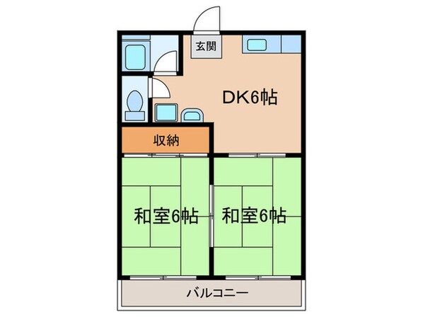 パークハイツ板倉の物件間取画像